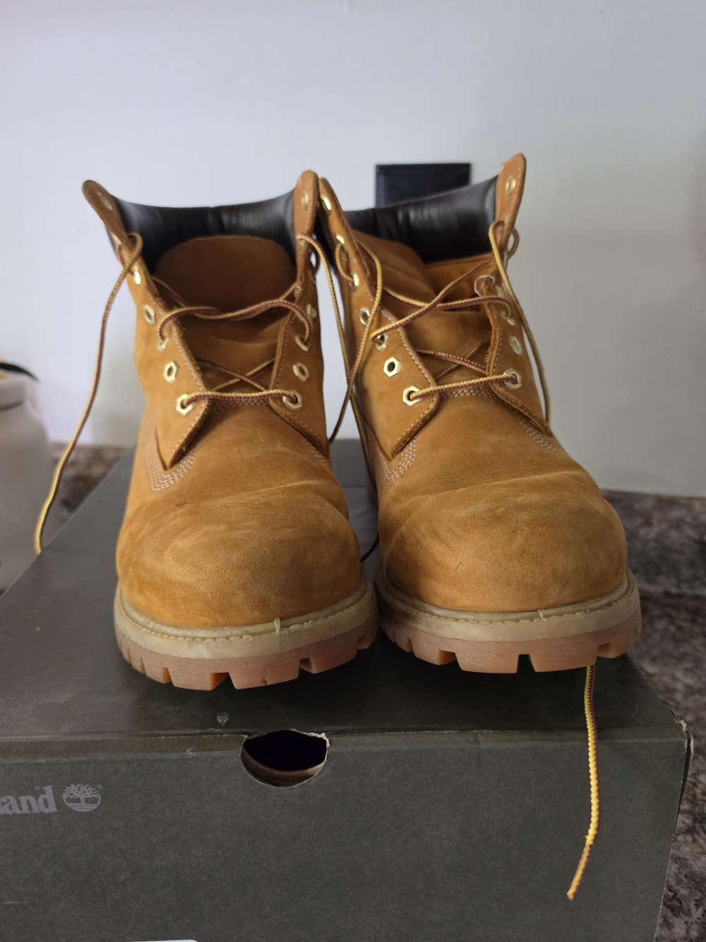 Timberland Men's Tan Work Boots - Classic Lace-Up , 11.5